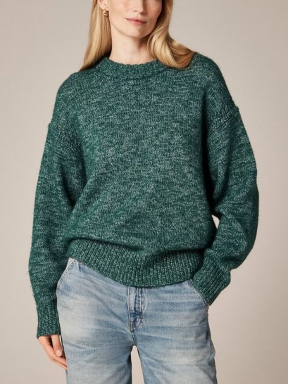 J. Crew Relaxed crewneck pullover XL